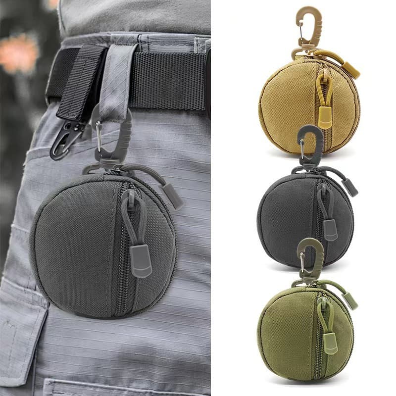 Wallet Pocket Accessory Bag Mini Coin Pouch Key Holder Waist Bag Outdoor Sports Backpack Portable and Lightweight