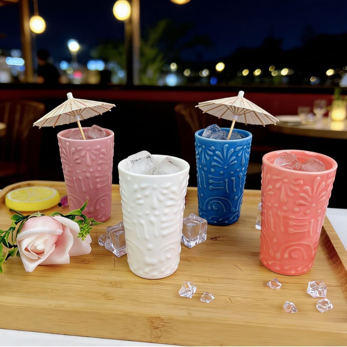 Creative Embossed Ceramic Shot Glasses High Temperature Resistant Ceramic Small Wine Cups Sake Cups Liquor Cups Wholesale