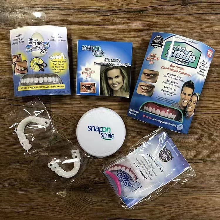 Whitening Dental Braces for Seniors, Eating Dental Braces, Simulation Chewing Braces, Orthodontic Shaping, Universal Tooth Defect Repair Braces