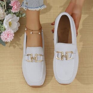 Amazon Cross-Border Large Size Women's Casual Shoes 2025 New Spring/Summer Style, Low-Cut Fashion Women's Shoes Size 43