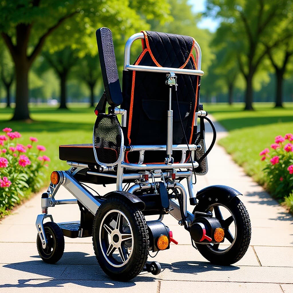 Yingkang Aluminum Alloy Electric Wheelchair Foldable Lightweight Smart Automatic Elderly Disabled Portable Mobility Scooter Four-Wheel