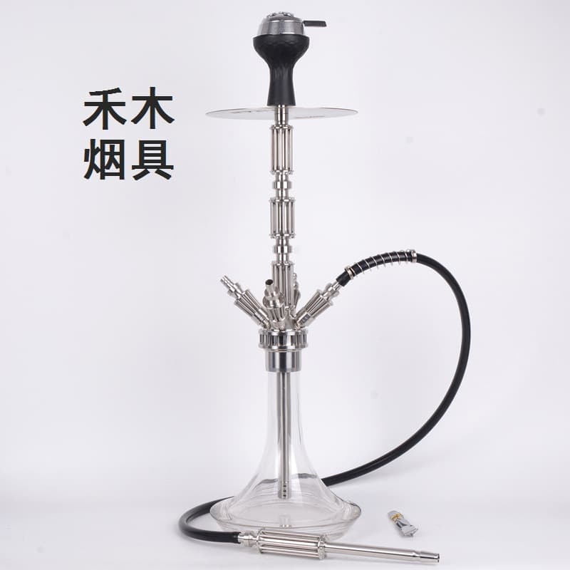 MIG 3.0 hookah stainless steel 4 tube hookah gatling stainless steel hookah shisha hookah