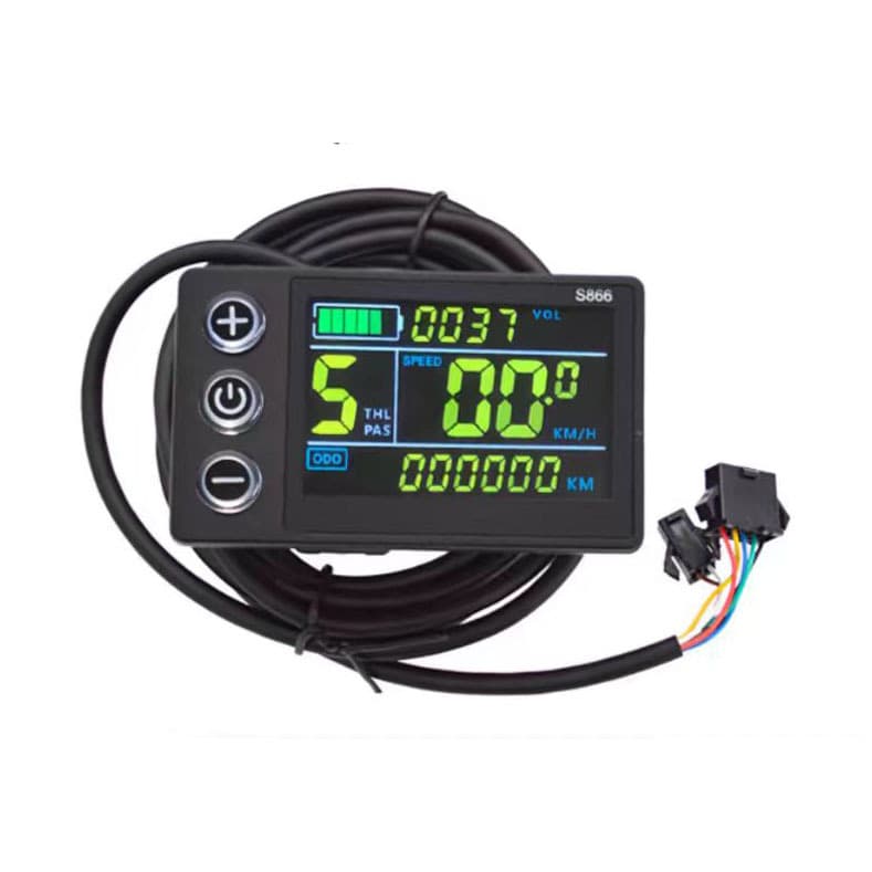 Electric Bicycle Scooter Modification Accessories/LCD-S866 Color Screen LCD Instrument Display