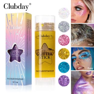 Clubday Stage Party Eyeshadow Glitter Stick Lip and Cheek Dual-use Single Gel Body Sparkle Glitter Makeup