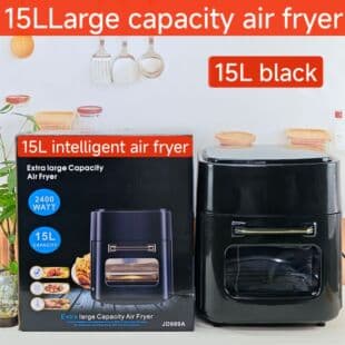 15L Air Fryer Visible Window Household Commercial Smart Electric Air Fryer French Fry Machine Wholesale