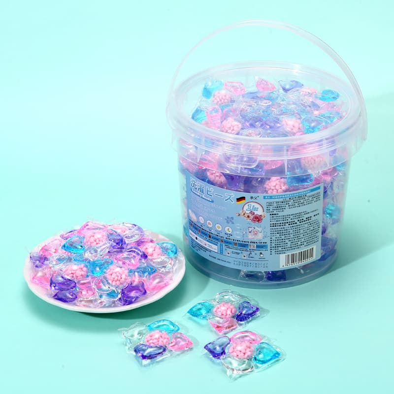 5-in-1 Laundry Detergent Pods Wholesale - Cleaning, Stain Removal, Softening, Long-Lasting Scent Beads, Five-Chamber Laundry Beads