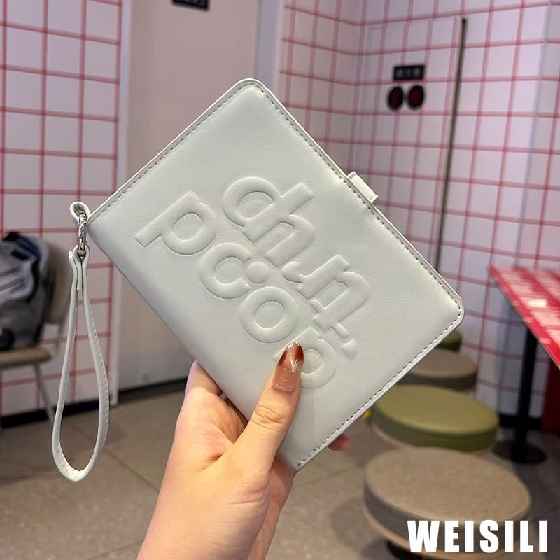 Light Blue Passport Holder Wallet Integrated Card Holder Document Organizer Portable Travel Multi-function Coin Boarding Pass Ticket Holder