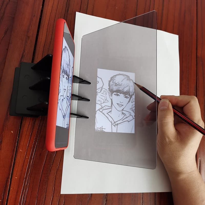 Optical Drawing Board Universal Projector Copy Tablet Sketch Line Draft Anime Stand Mobile Tablet Art Tool