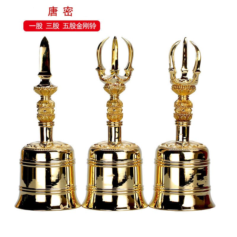 Brass 135-strand bell ornaments, Vajra bell, Vajra pestle, Tang secret crafts, new gifts for friends