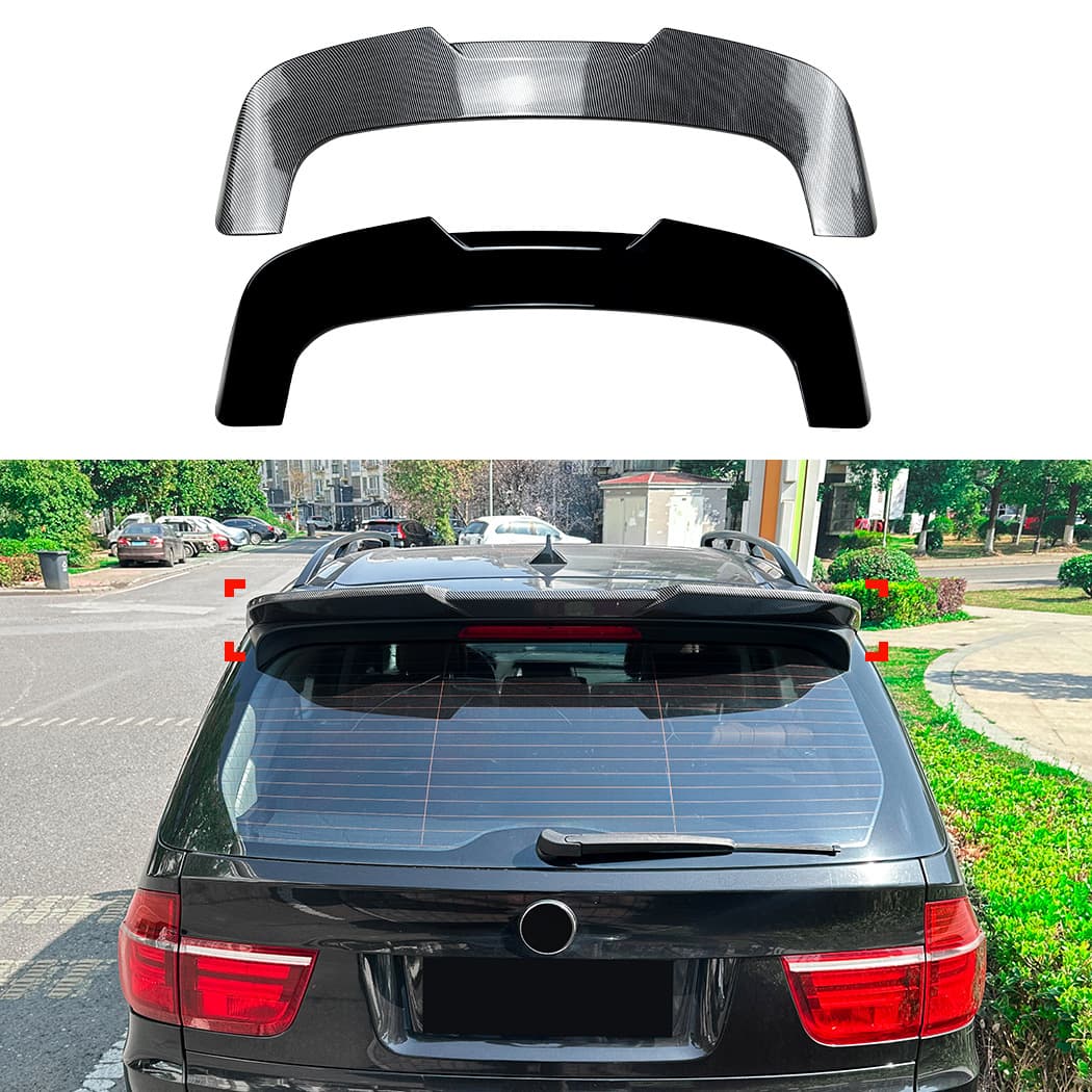 Compatible with BMW X5 E70 2008-2013 Rear Spoiler Roof Spoiler Lip Exterior Trim Cross-border Modification