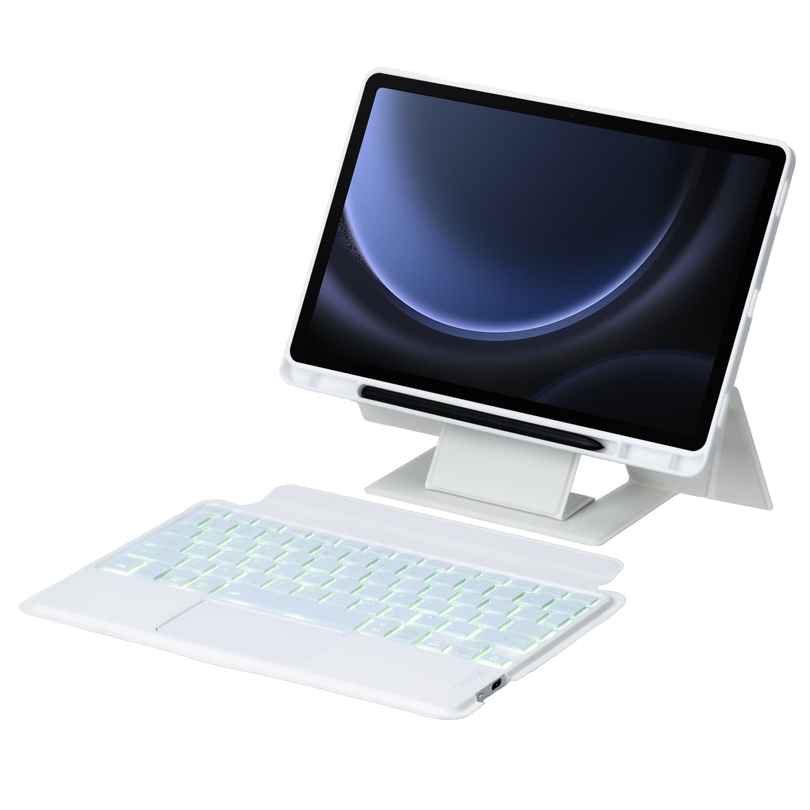 Suitable for Samsung Wireless Bluetooth Keyboard Tab A9Plus Magnetic Shell Shaft Split 11-inch Magic Control S910FE