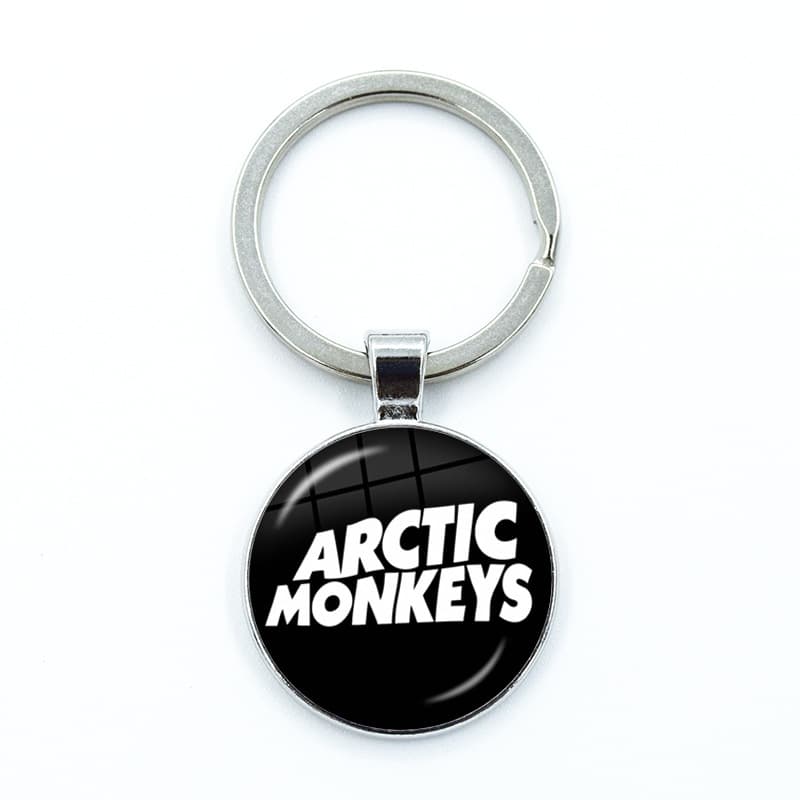 Arctic Monkeys Brooch British Indie Rock Band Time Gem Keychain Pendant
