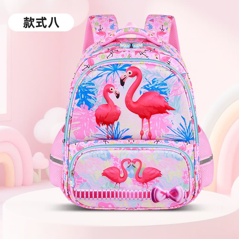 2025 New Cute Cartoon Kids Backpack Large Capacity Multiple Compartments Spine Protection Lightweight for Grades 1-3