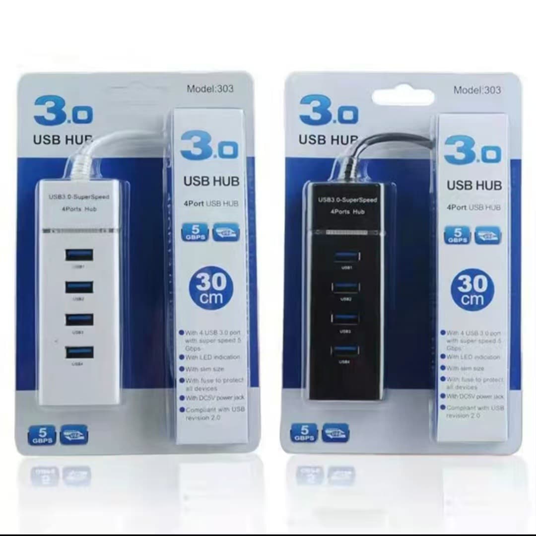 HUB Power Strip USB 2.0 HUB 4-Port Hub One-to-Four USB Splitter