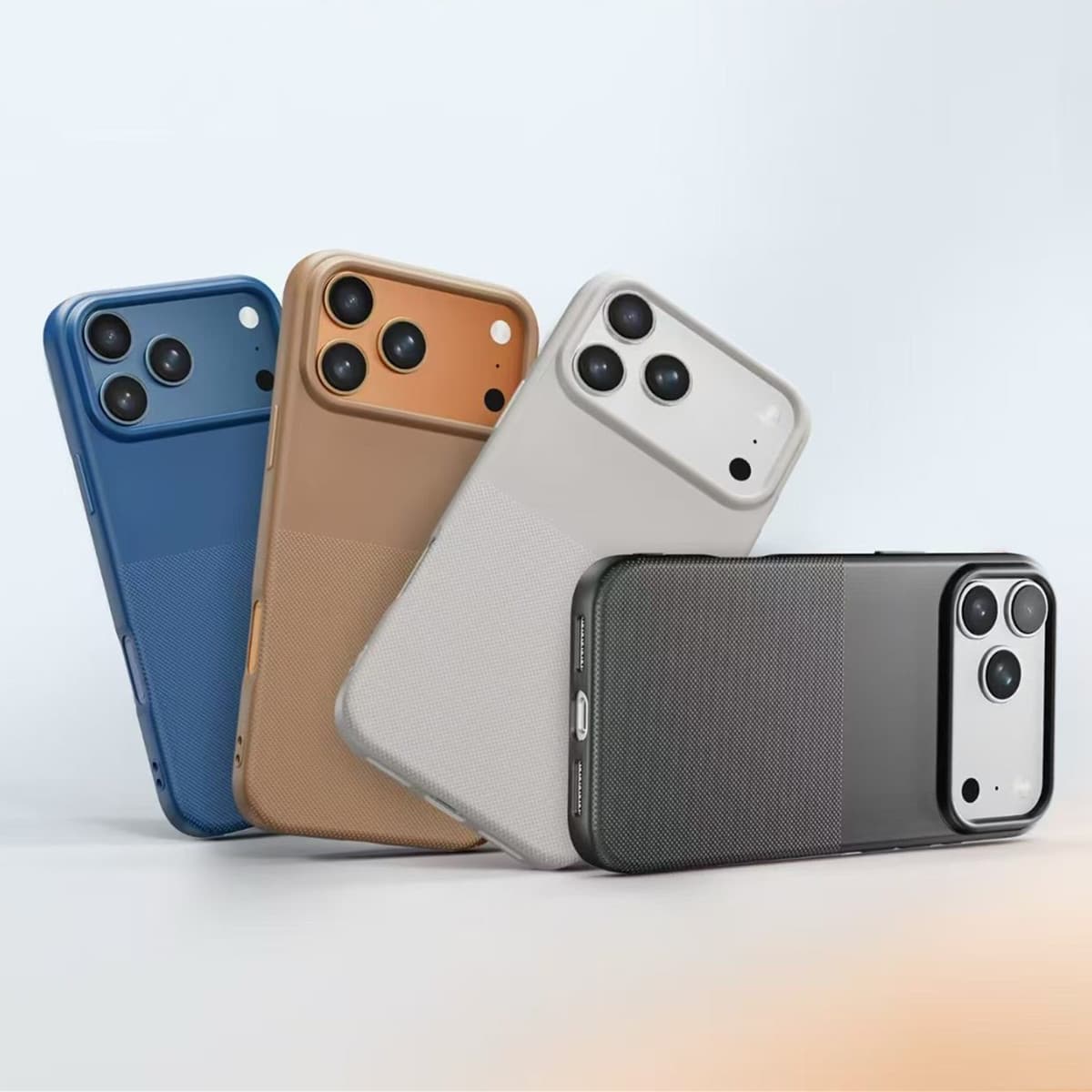 Fleece-Lined Silicone Case for Apple 17 Pro Max, iPhone 16 Pro Anti-Slip, 15/14/13 Minimalist