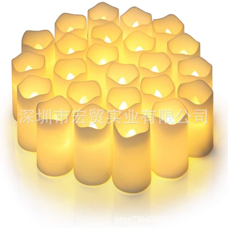 Cross-border Flameless Wish LED Candle Light for Creative Wedding Proposals, Halloween, and Christmas Decorations