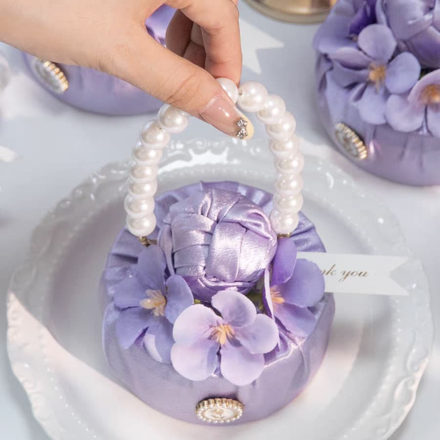 Niche Premium New Style Wedding Candy Box Furoshiki Engagement Wedding Candy Bag Gift Box Souvenir