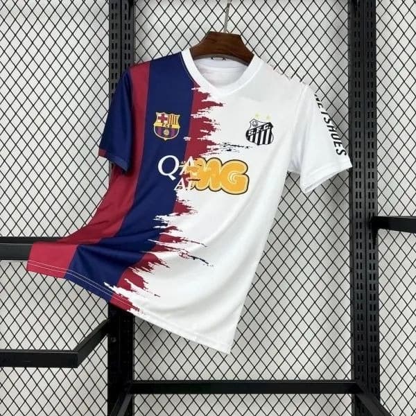 25-26 Neymar JR special 3D printed jersey summer new men's and women's fashion sports and leisure loose short-sleeved t