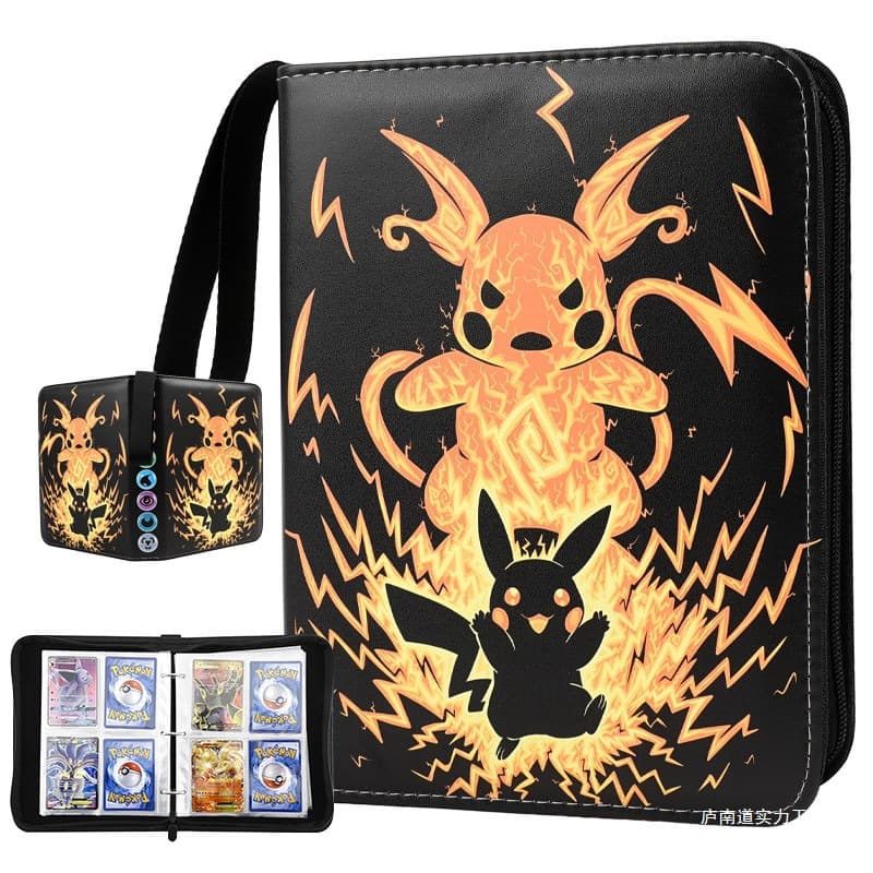 Pokemon Card Storage Album Anime Loose-Leaf Card Collection Album Bag