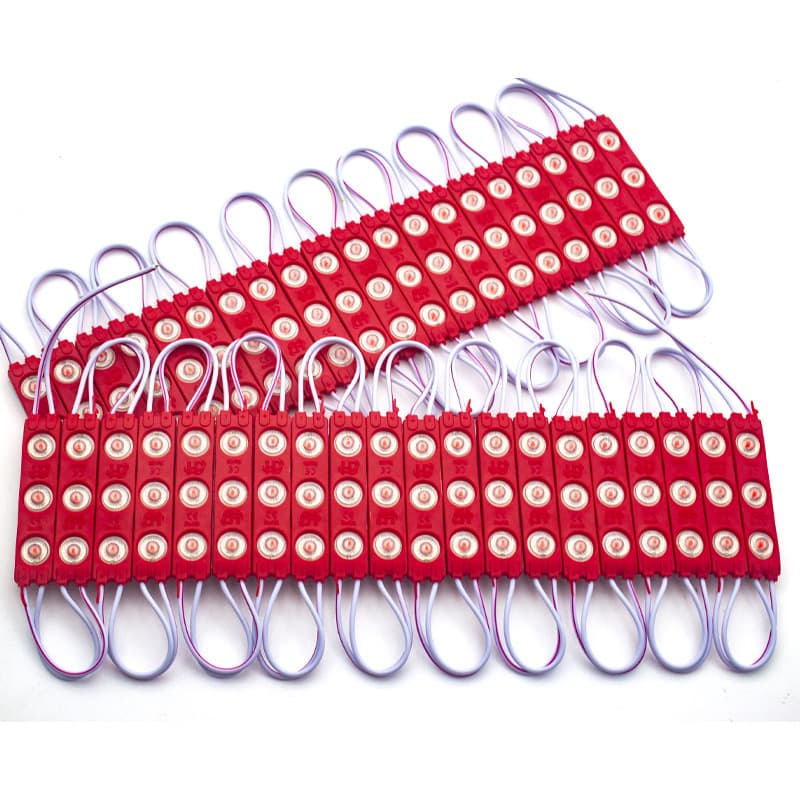 Illuminated sign high brightness waterproof LED module 12V high brightness 3-lamp 6414 module large lens ultra-bright