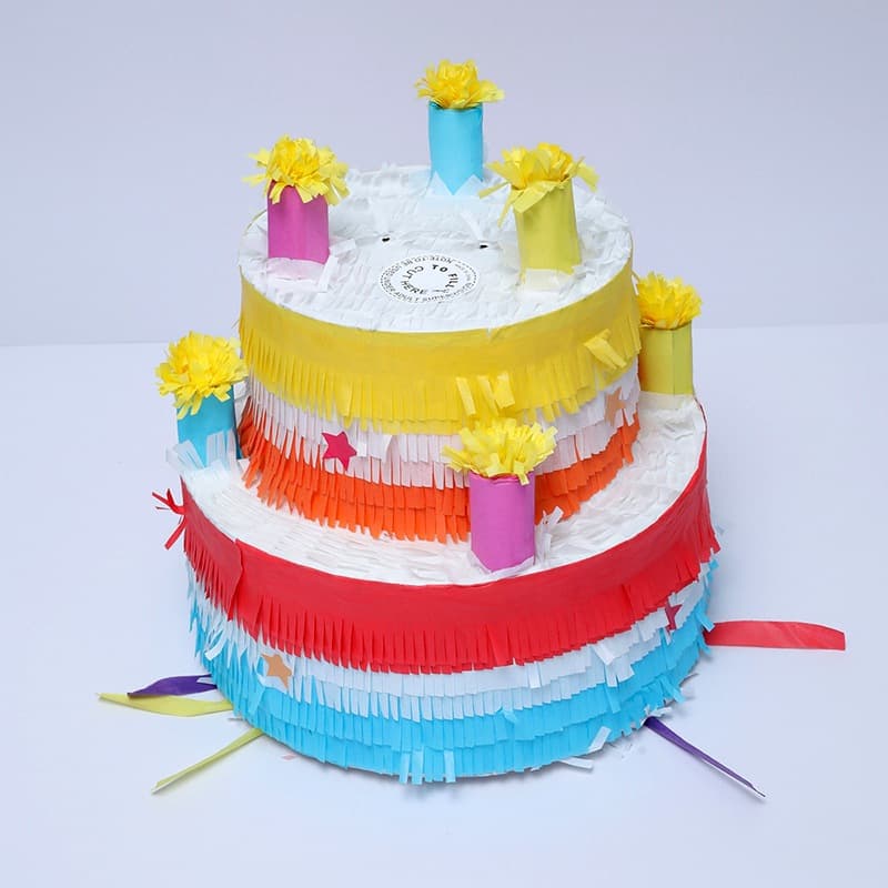 Pinata children's birthday party supplies party games candy props knock-type pinata folding pull-string type