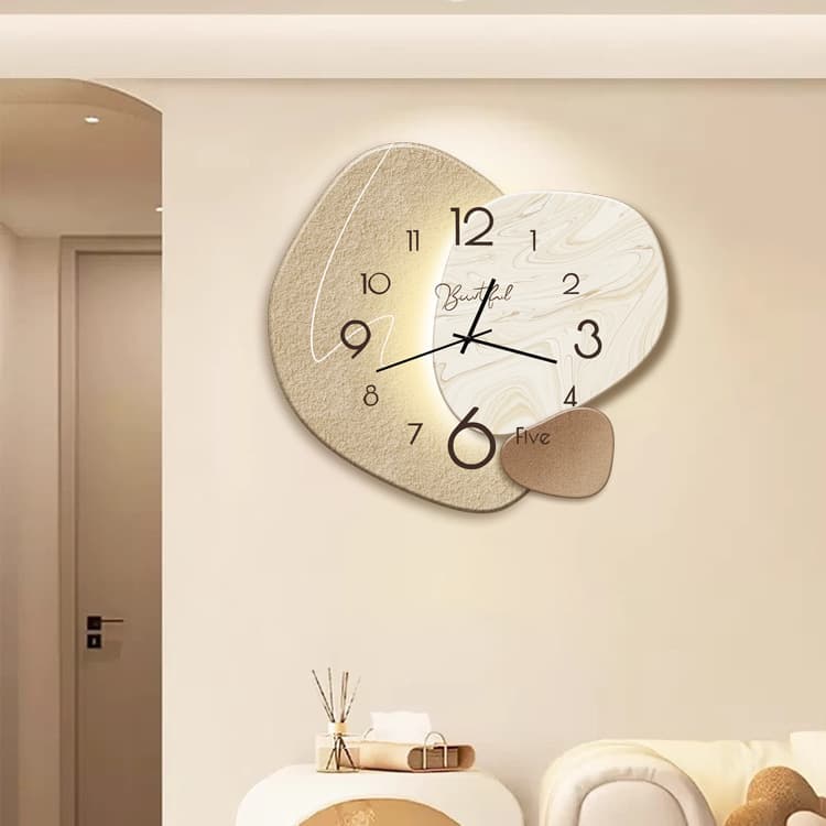Wall clock living room fashion simple modern decoration clock wall quartz internet celebrity restaurant wall watch quartz clock home