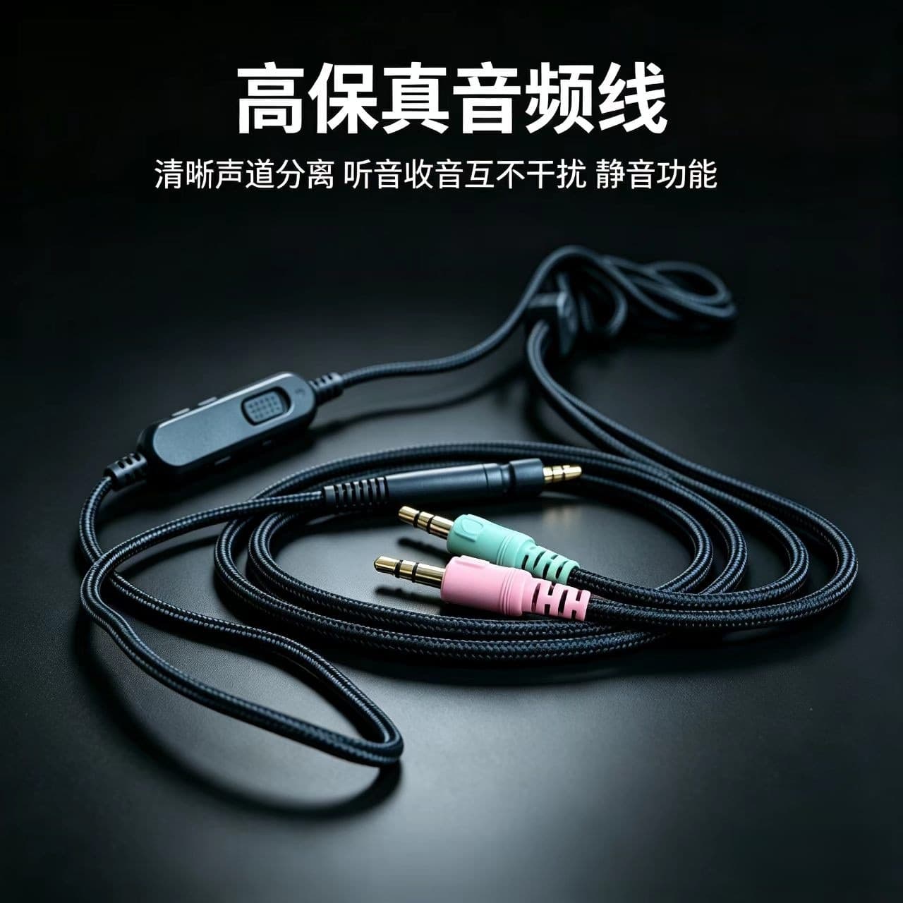Suitable for Sennheiser GSP500 350 600 670 G4ME One Zero headset replacement adapter cable
