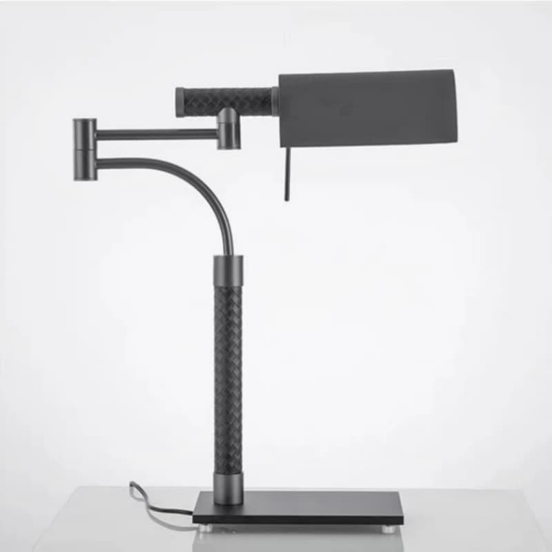 Minimalist Postmodern Creative Leather Desk Lamp for Living Room, Study, Bedroom, Designer Night Light