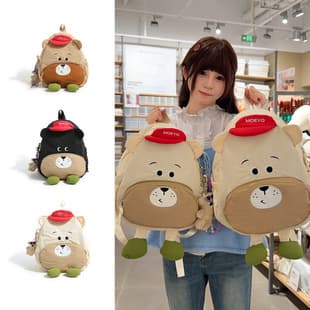 Cross-border Creative Puppy-Shaped Backpack for Women, New Korean Style High-Face-Value Cartoon Backpack, Trendy Small Backpack