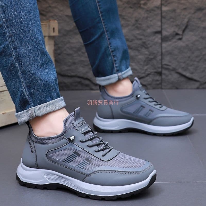 2025 Autumn Men's Casual Sports Shoes Traditional Beijing Cloth Shoes Soft-soled Anti-slip Dad Walking Shoes