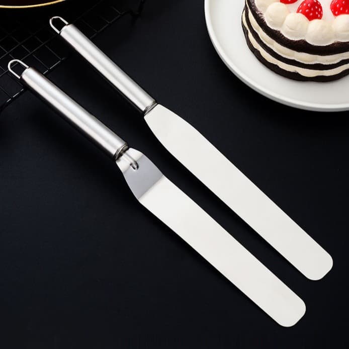 430 Stainless Steel Cream Spatula for Baking, Cake, Cheese, Jam, Butter Scraper - Multiple Styles