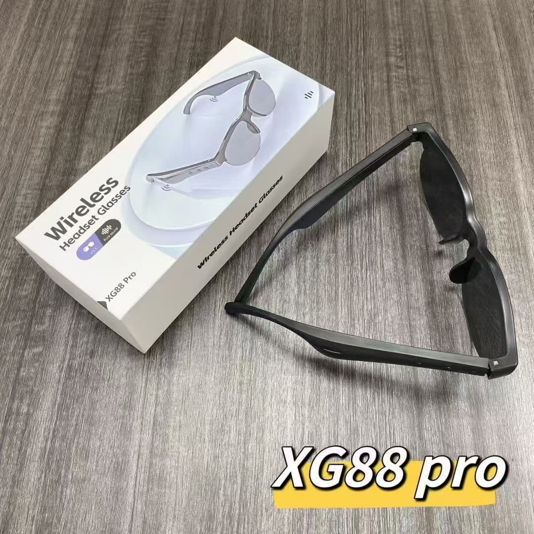 Cross-Border Bestseller AI Smart Bluetooth Glasses XG88 PRO Sunglasses Sports Call Wireless Audio Glasses Dual Ear