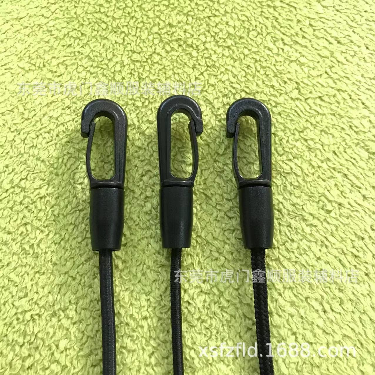 Manufacturer In Stock New 3mm Mask Hanging Plastic Rope Hook Elastic Rope Hook Anti-Drop Barbed Grip Hook Buckle