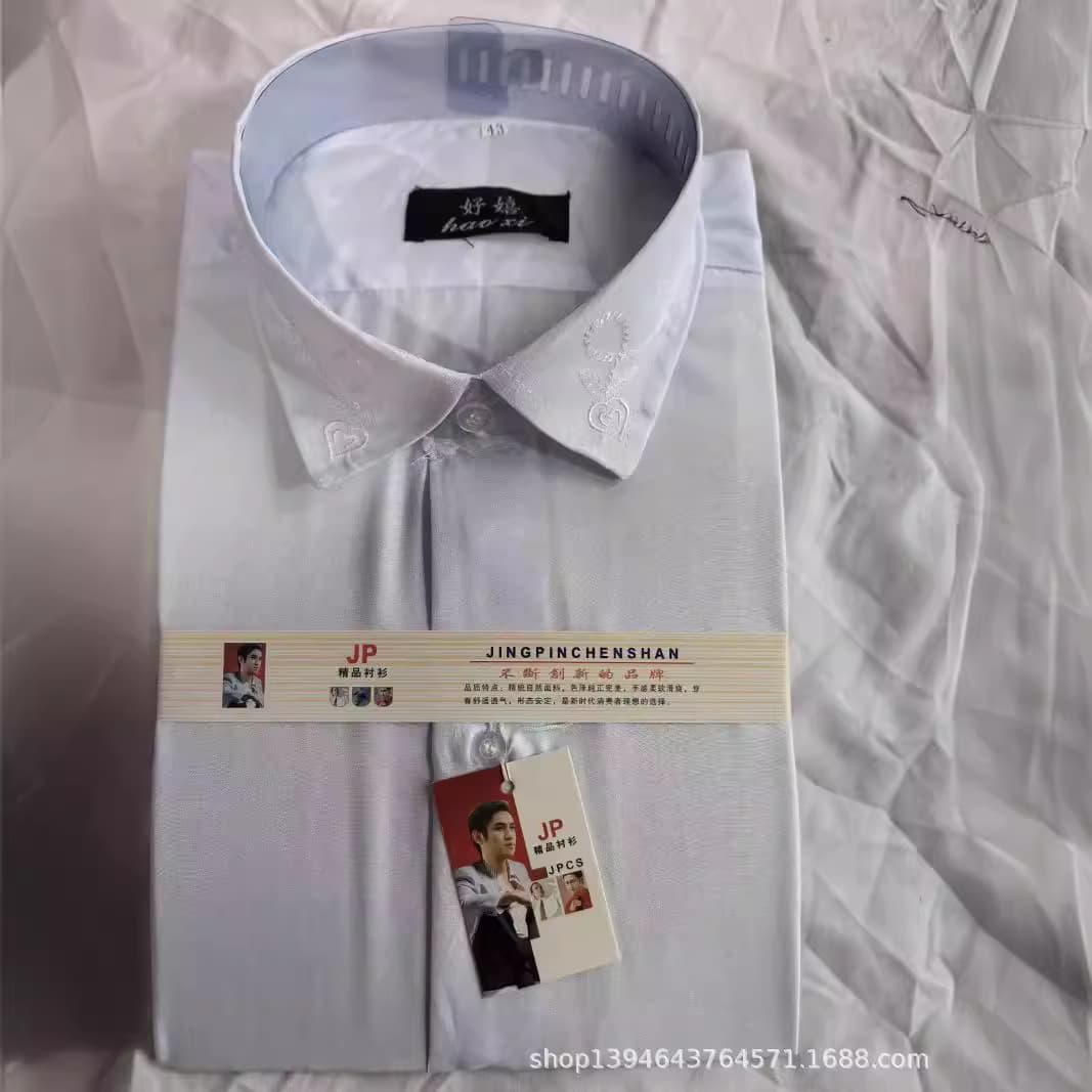Wholesale Manufacturer Cheap Disposable White Shirt, Men's Long Sleeve Custom Plus Size Four Seasons Performance/Funeral Wear Export