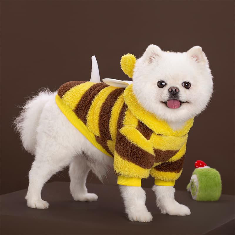 Pet Bee Fleece Costume, Best-selling Autumn/Winter Pet Apparel, Dog Clothes, Cat Clothes, Wholesale Stock