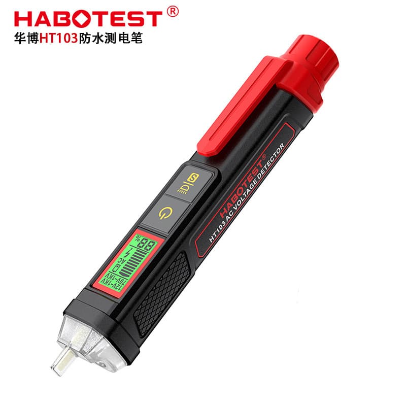 Huabo HT103 Non-Contact Digital Induction Voltage Tester Pen for Live/Neutral Wire and Breakpoint Detection, Electrician Special, Factory Wholesale