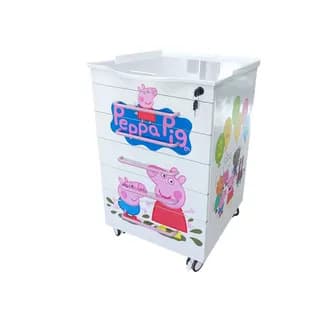 Stainless Steel Dental Side Cabinet for Clinics and Hospitals, Pediatric Dentistry Medical Trolley, Movable Consumables Storage