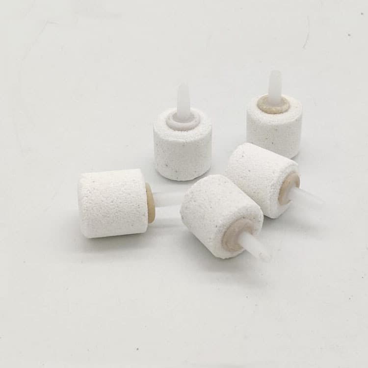Aquarium Oxygen Pump Air Stone Cylindrical White Bubble Stone Accessories