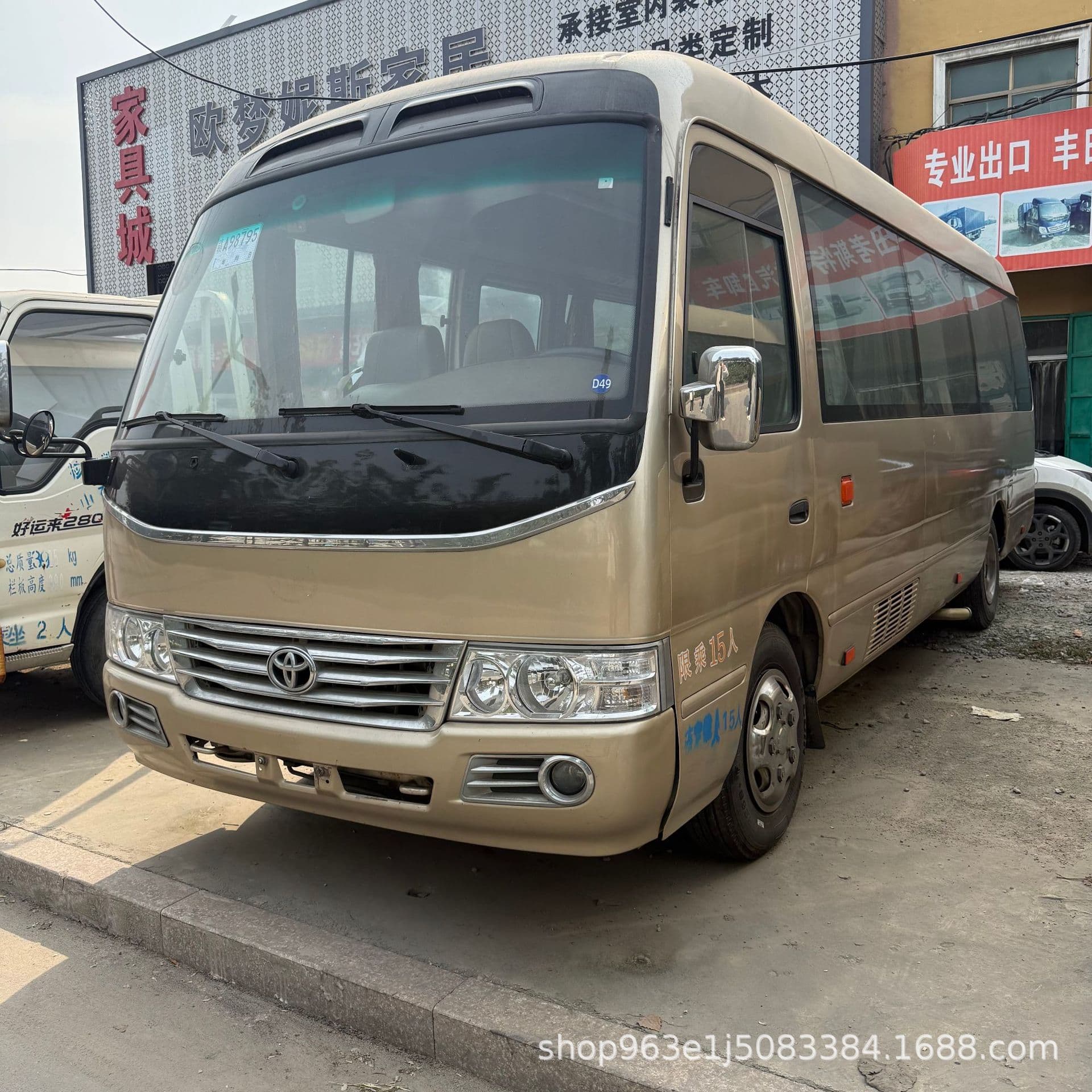 Overseas Export Used Coaster National III Minibus Luxury Business Coaster Minibus