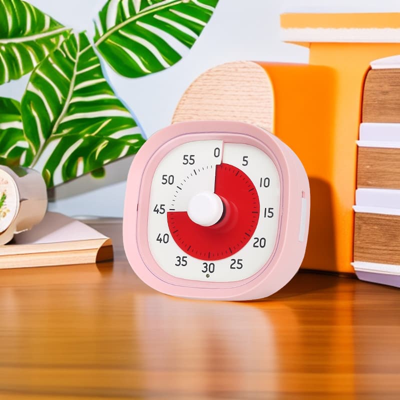 Timer for children's homework, visual time management, and self-discipline management for elementary school students.