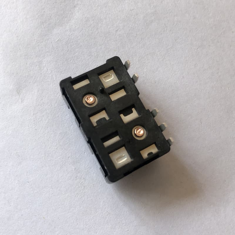 5-Pin Toggle Switch Car Power Seat Switch Single Row 5-Pin Straight Plug Automotive Accessories Switch