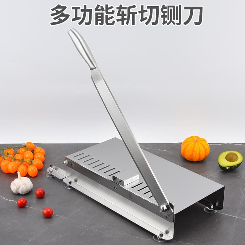 Stainless Steel Slicer for Cutting Herbs and Ribs, Commercial and Household Kitchen Small Cleaver, Chopping Knife, Chicken Feet Guillotine