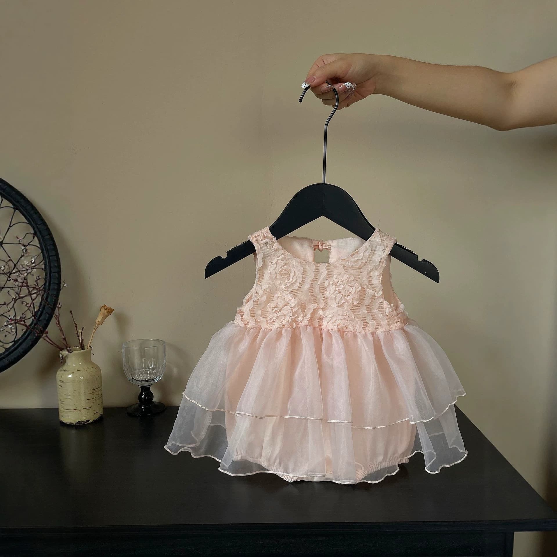 Summer TUTU skirt crawler clothes for outer wear new baby thin baby clothes summer style Korean style harem clothes
