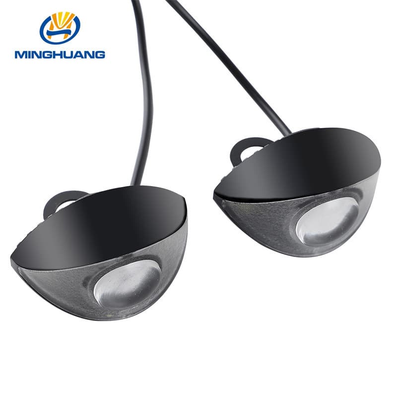 Motorcycle Eagle Eye Ghost Fire LED Decorative Light Modification Accessories, Xunying Scooter LED Mirror Headlight Flashing Strobe Light
