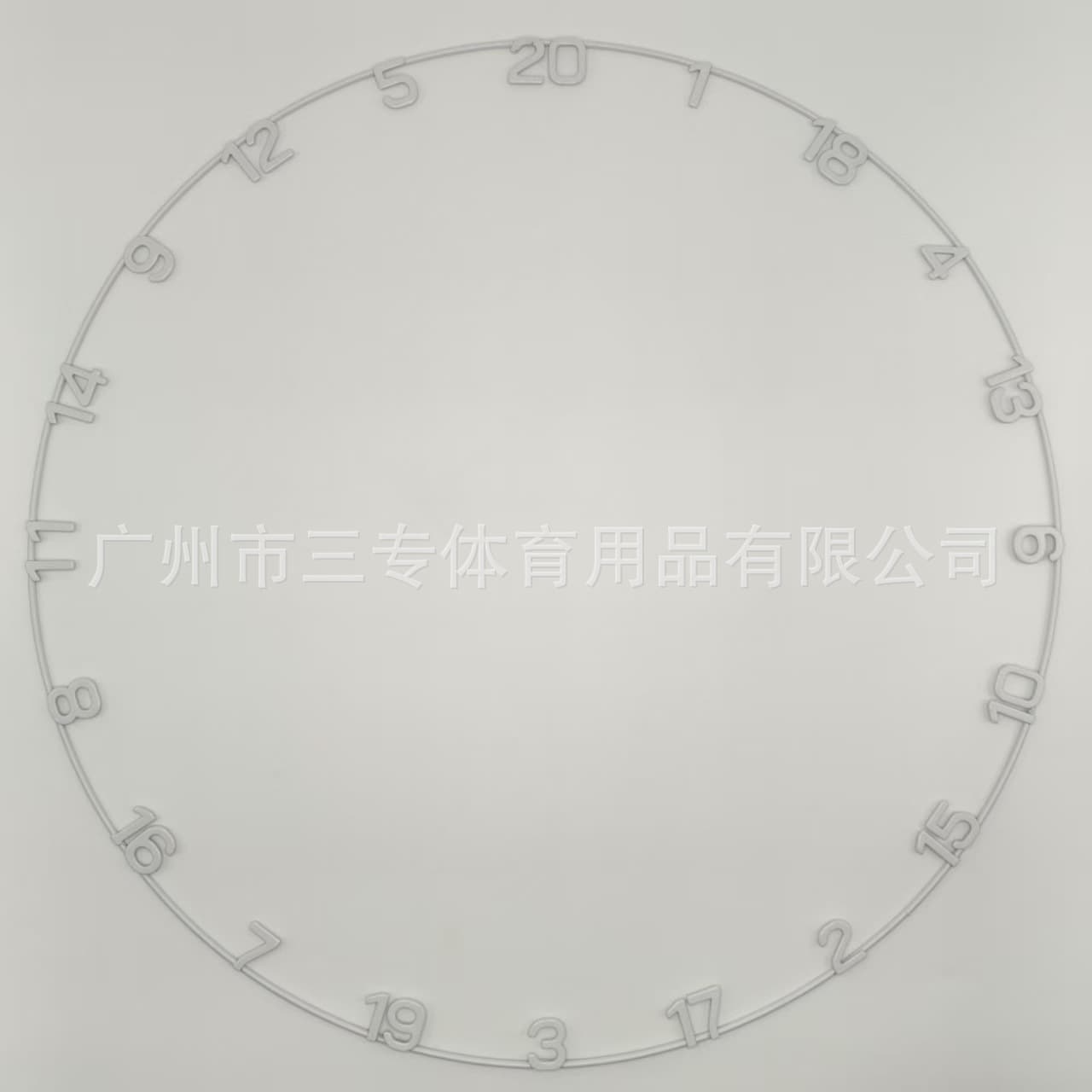 18-inch Dart Replacement Number Scoring Ring Metal Ring Dartboard Accessory Round Double-Sided Straight Flight