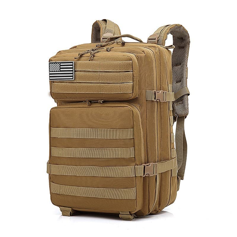 Outdoor Camouflage Tactical Backpack, Hiking and Mountaineering Bag, Double Shoulder Hydration Bag, Vest Leg Bag, Chest Bag, Cross-Border Factory Customization