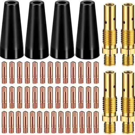 Cross-border MB15AK Set Contact Tip Protective Sleeve, Connecting Rod MIG15AK MIG Welding Gun Accessory Kit