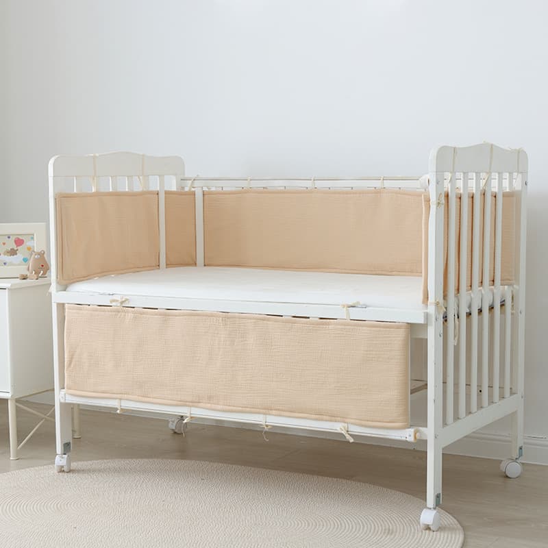Baby Crib Bed Rail One-Piece Soft Padding Bumper, Children's Splicing Bed Rail Guard, Baby Small Bed Windproof Fence