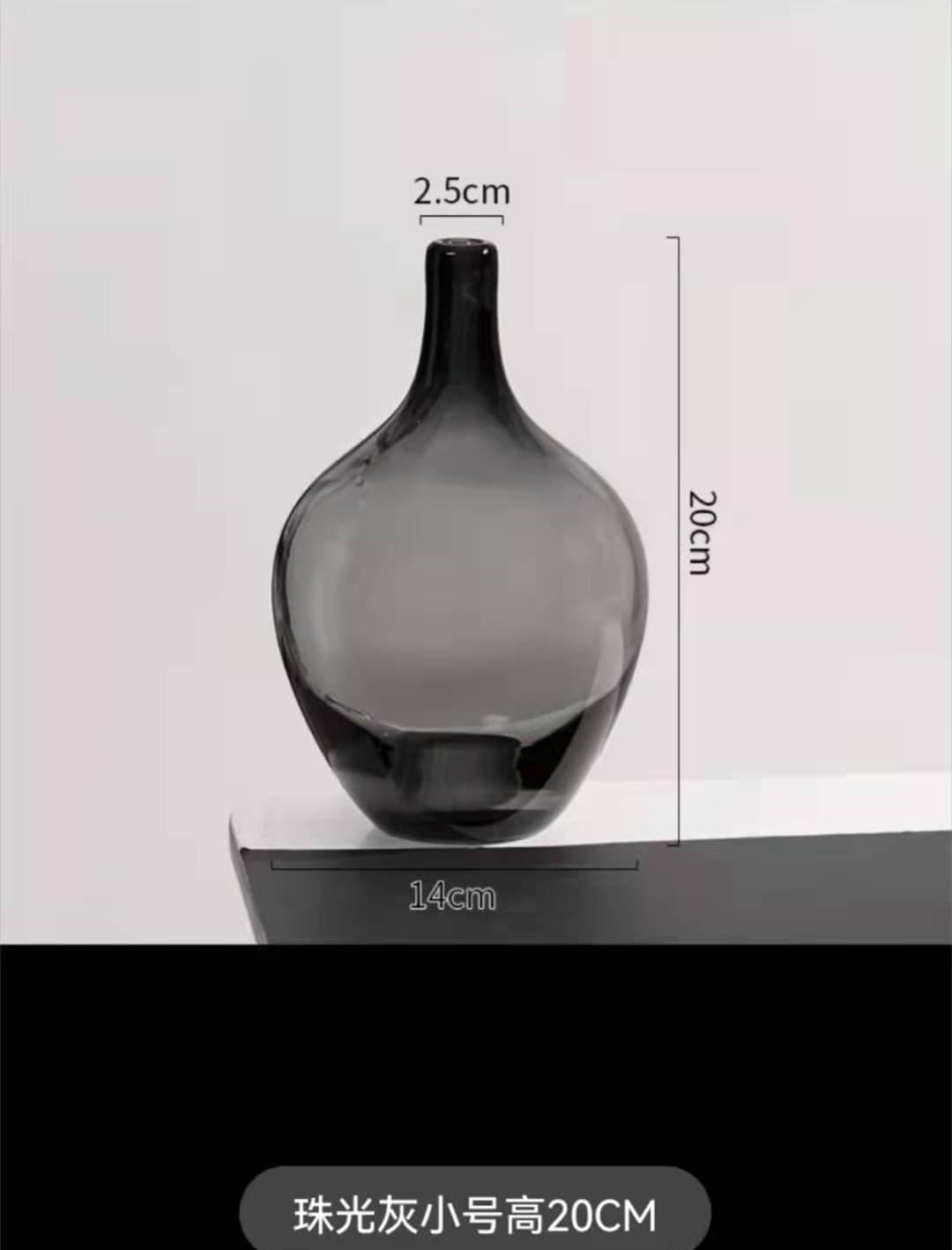 Nordic-style transparent glass vase for flower arrangement, suitable for hanging bell and Pieris japonica, large belly design for hydroponic use, living room decoration, luxury gift