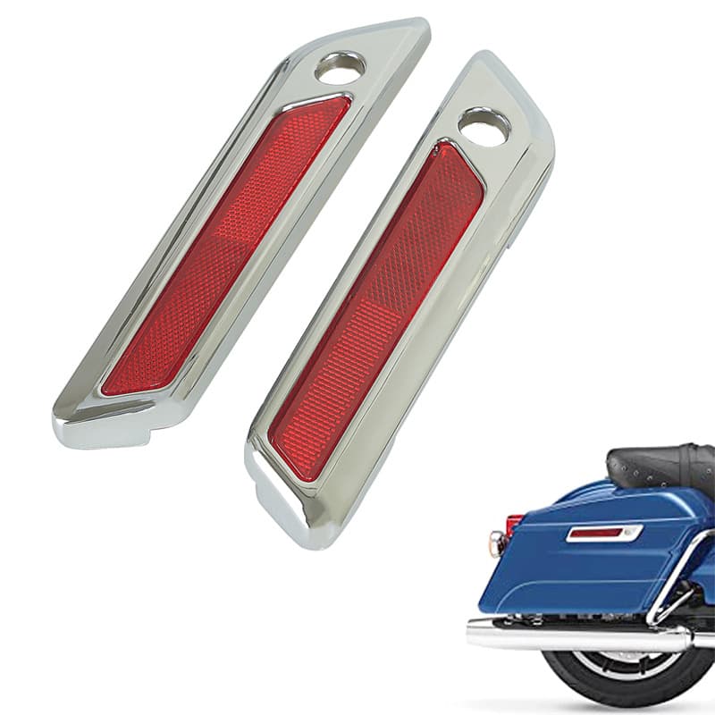 Motorcycle Accessories New Harley Side Case Lock Cover Side Box Decorative Cover Road King 14-22